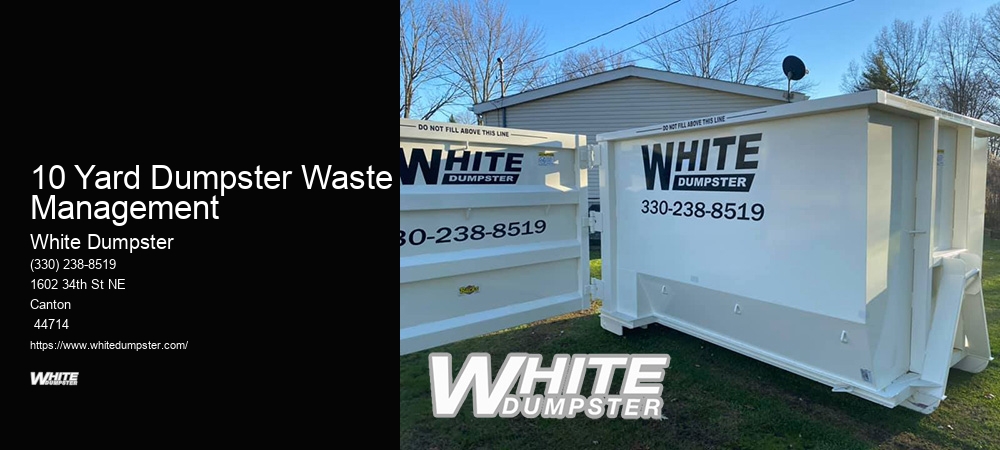 Lawn Waste Dumpster