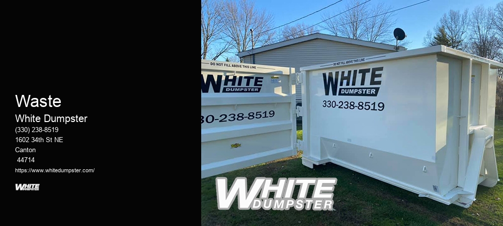 Waste Management Dumpster Drop Off